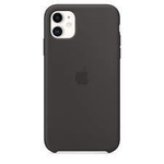 Capa Case Silicone Cover Preta Apple Iphone 11 6.1 + Pelíc. Vidro 3D