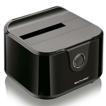 Docking Station Multilaser Para Hd 25 Pol. /35 Pol. Sata Com 1 Baia Usb 3.0 Plug