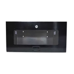 MINI Rack De Parede Padrão 19'' Para Cabeamento Estruturado e CFTV 5U X 350mm Preto